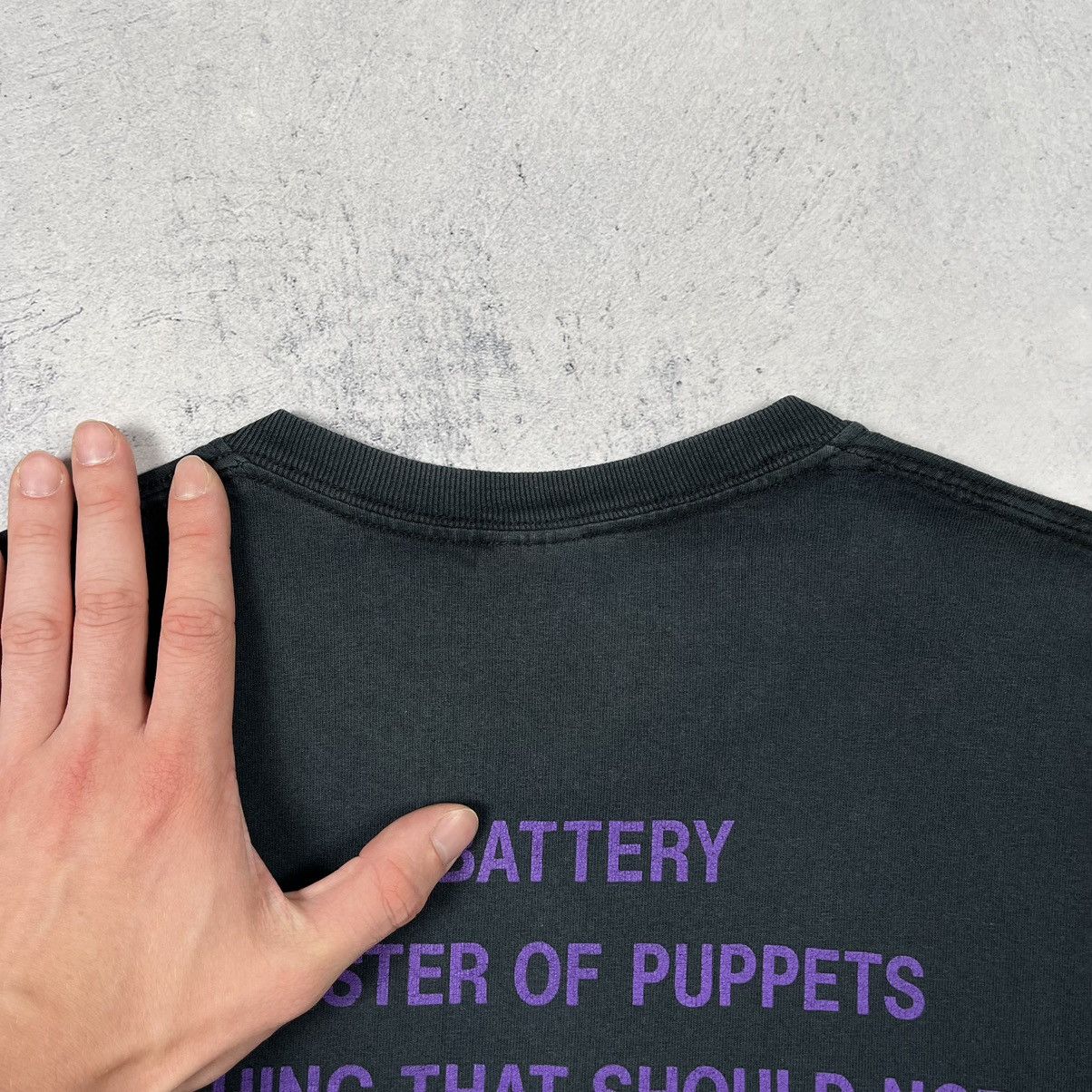 Band Tees Vintage Metallica Master of Puppets tour rock band tee 90’s Size US S / EU 44-46 / 1 - 21 Thumbnail