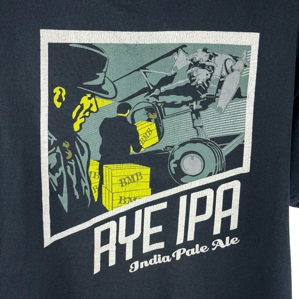 Gildan GILDAN BLACK MARKET BREWING CO. Men's Blue Graphic T-Shirt M Size US M / EU 48-50 / 2 - 2 Thumbnail