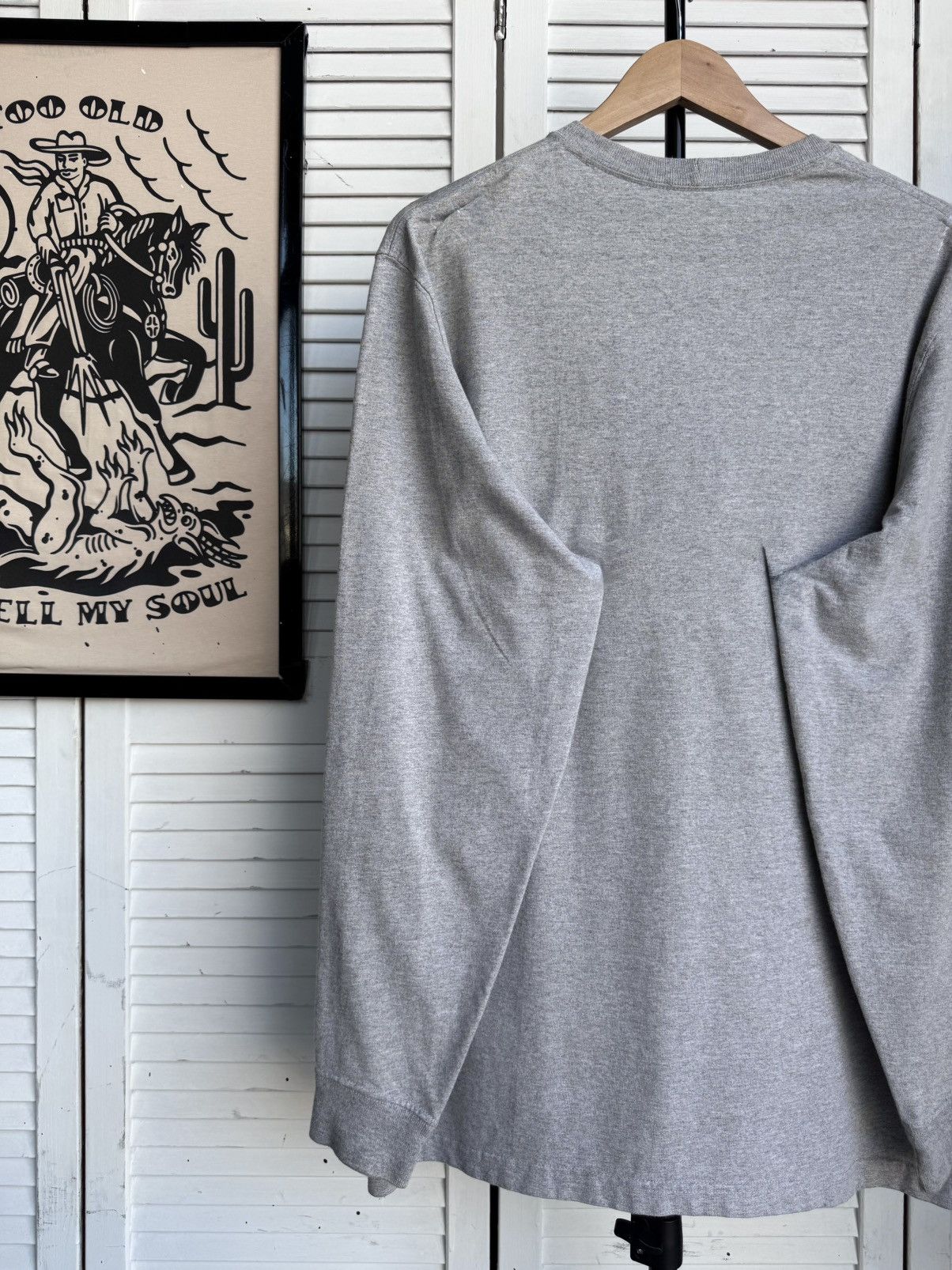 Carhartt Carhartt Original Fit Gray Long Sleeve Pocket Shirt Workwear Size US M / EU 48-50 / 2 - 6 Thumbnail