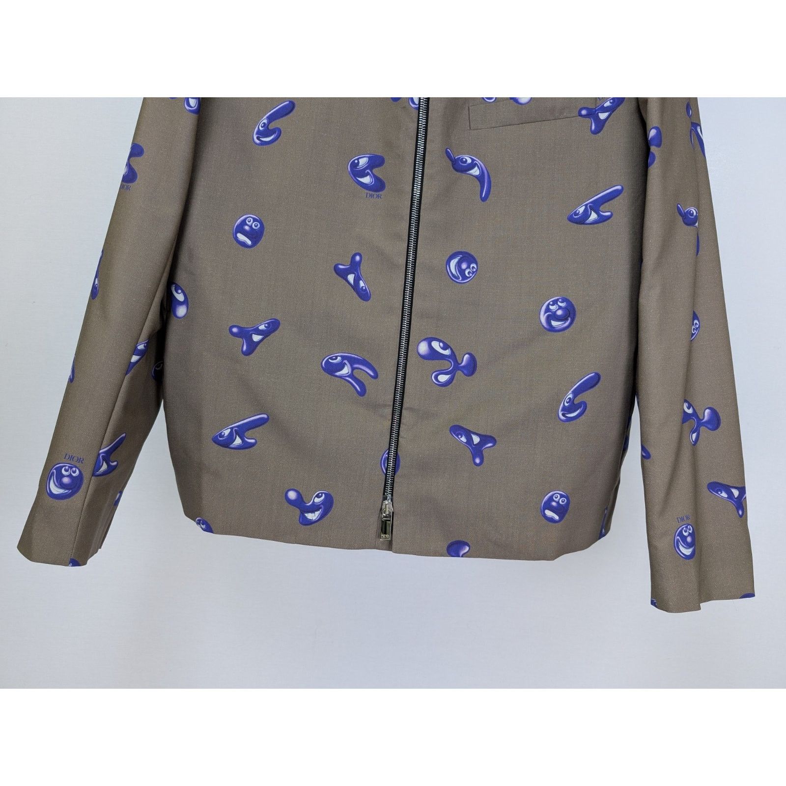 Dior o1rshd1 Men's Patterned Shirt in Khaki Size US M / EU 48-50 / 2 - 4 Thumbnail
