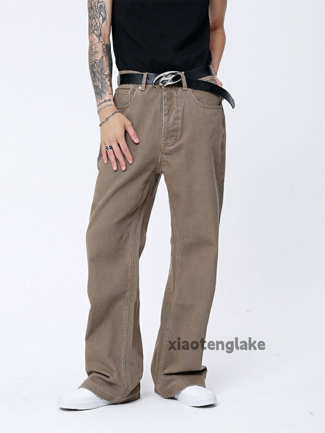 Designer × Japanese Brand × Vintage washed faded cleanfit yuppie bootcut flared grunge jeans Size US 32 / EU 48 - 1 Thumbnail
