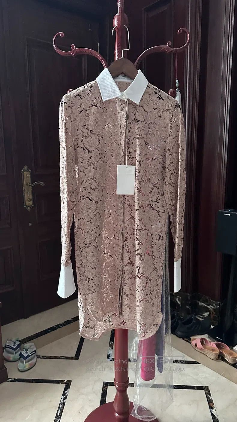 Valentino Valentino Lotus pink shirt dress Size S / US 4 / IT 40 - 1 Thumbnail