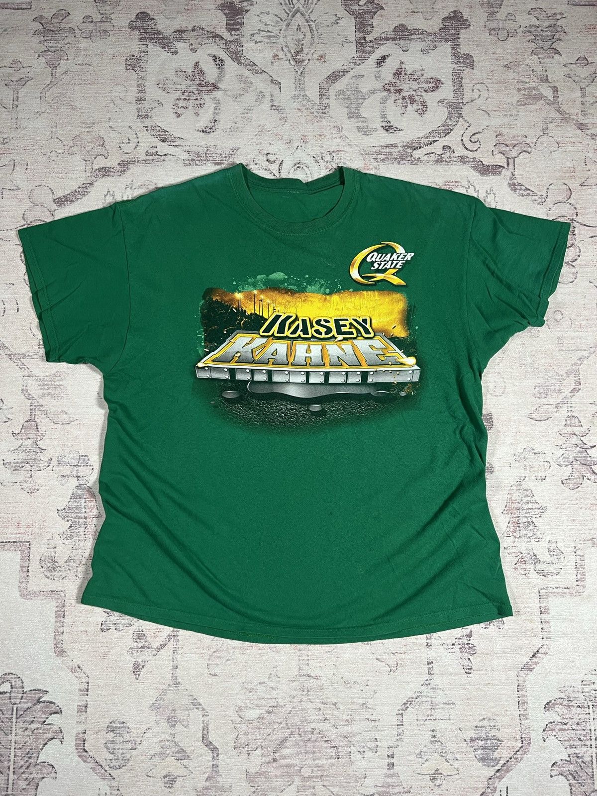 NASCAR × Vintage Vintage Y2K AOP Kasey Kahne Quaker State NASCAR Racing Tee Size US XL / EU 56 / 4 - 2 Thumbnail