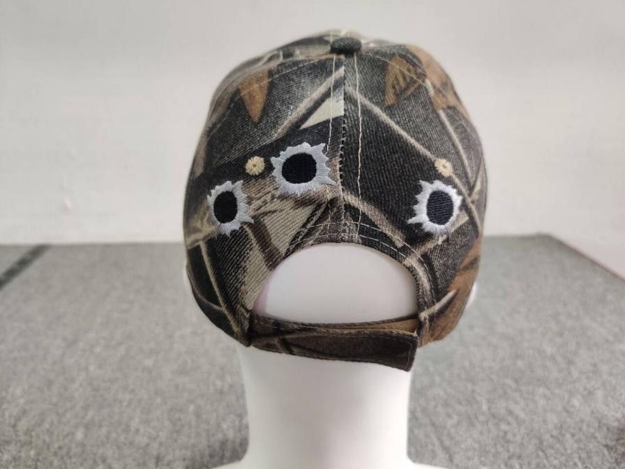 Other RealTree Camouflage Bullet Hole Embroidered Strapback Hat Size ONE SIZE - 3 Thumbnail