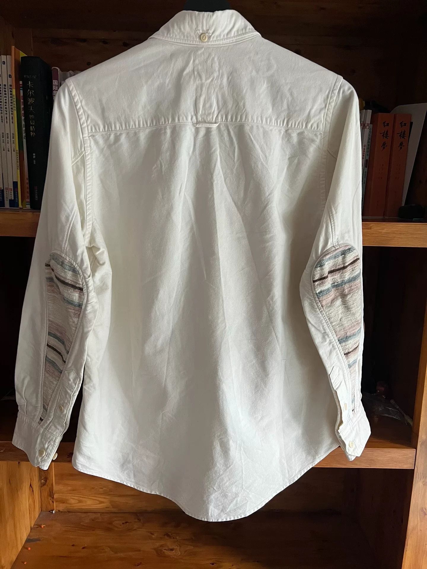 Visvim visvim GIZA Cotton White Mud-Dyed Drop-Sleeve Shirt Size US S / EU 44-46 / 1 - 7 Thumbnail