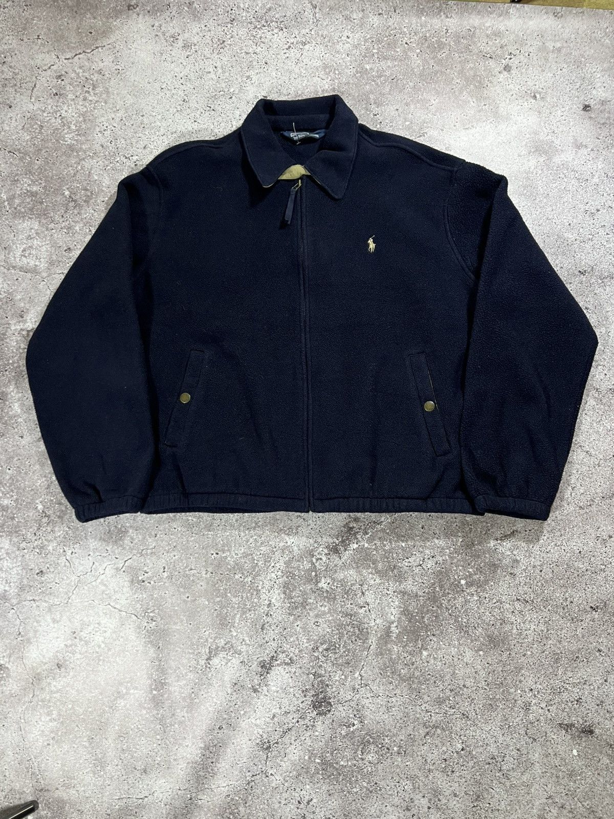 Polo Ralph Lauren Vintage 80/90s Ralph Lauren Fleece jacket coat zip polartech Size US XL / EU 56 / 4 - 2 Thumbnail