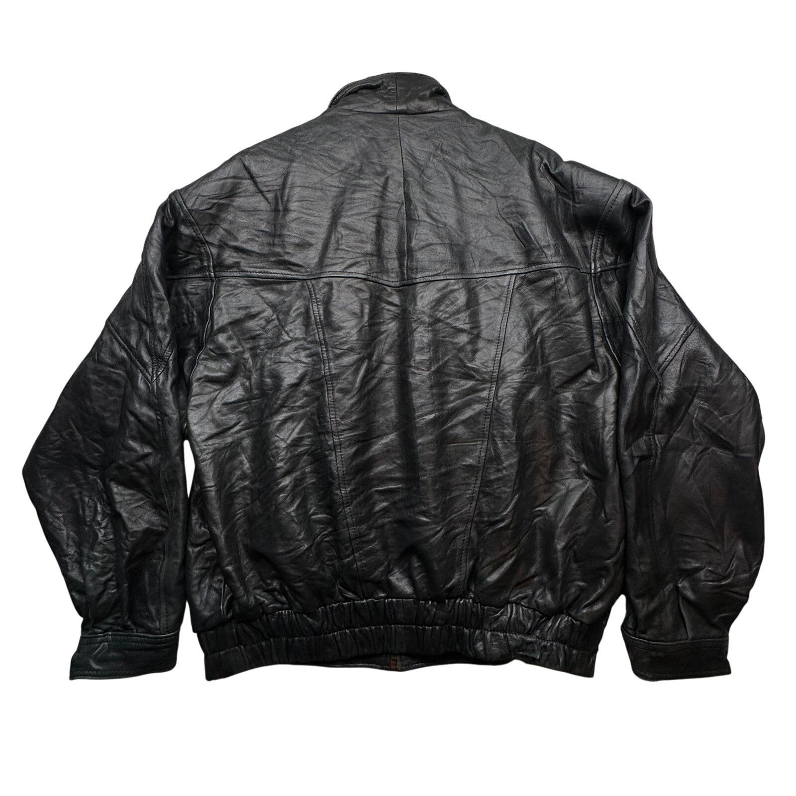 Vera Pelle Vintage Vera Pelle Leather Bomber Biker Jacket Mens 56 XL Size US XL / EU 56 / 4 - 2 Thumbnail