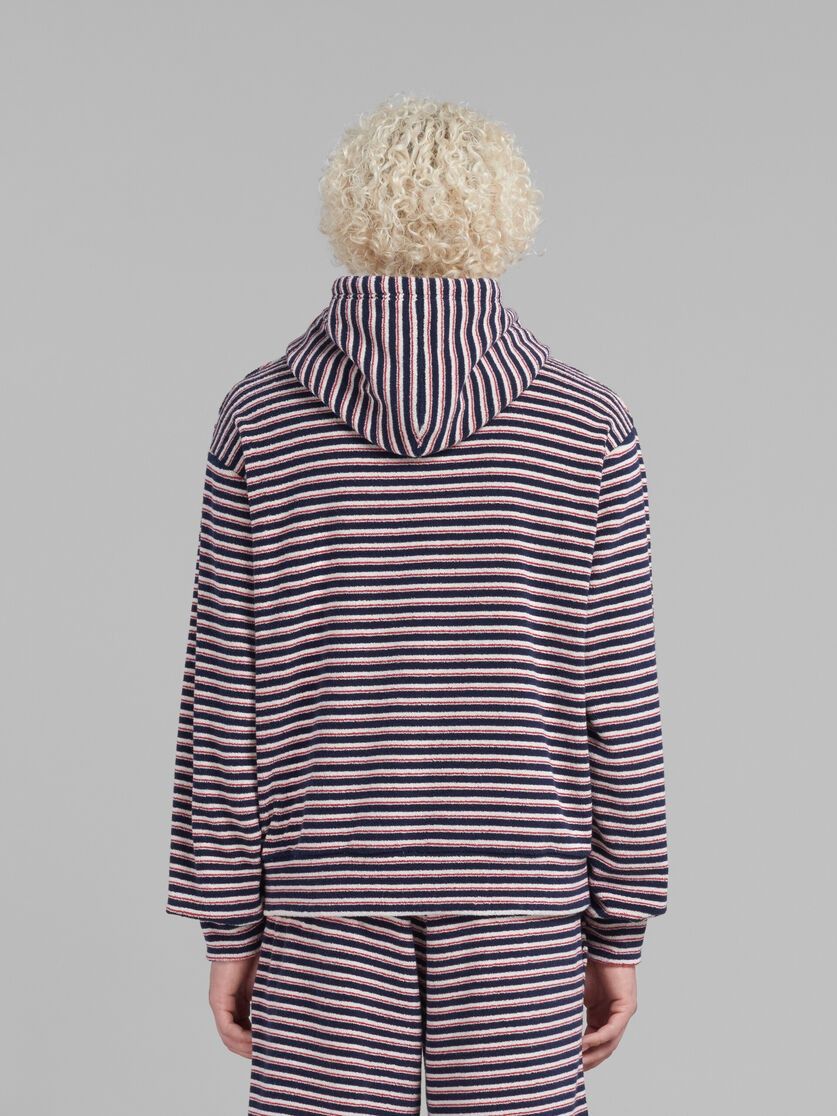 Marni oc11z0525 Terry Cloth Hoodie in Multicolor Size US XL / EU 56 / 4 - 3 Thumbnail