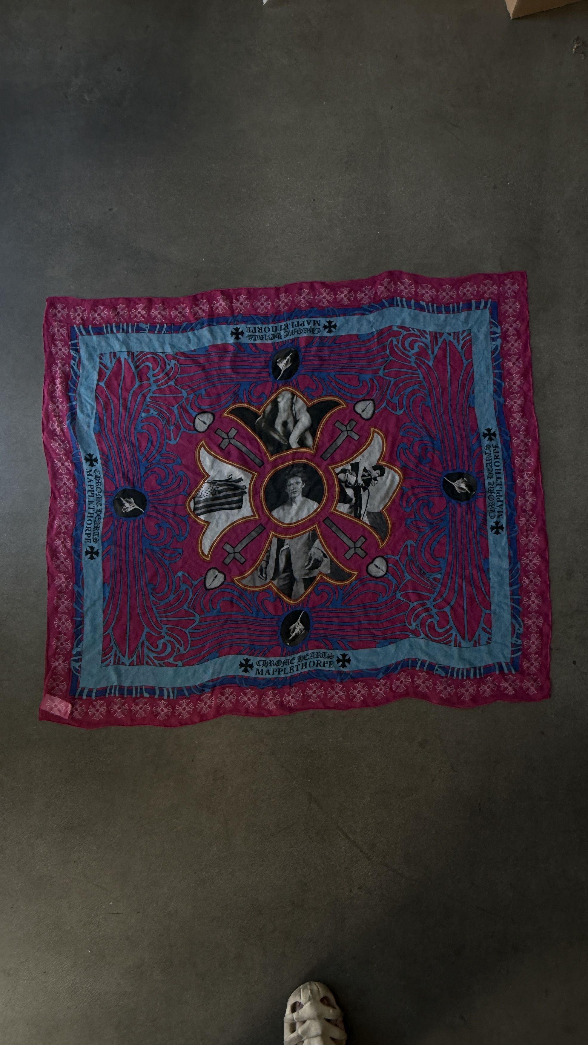 Chrome Hearts CHROME HEARTS Mapplethorpe Print Scarf Size ONE SIZE - 1 Thumbnail