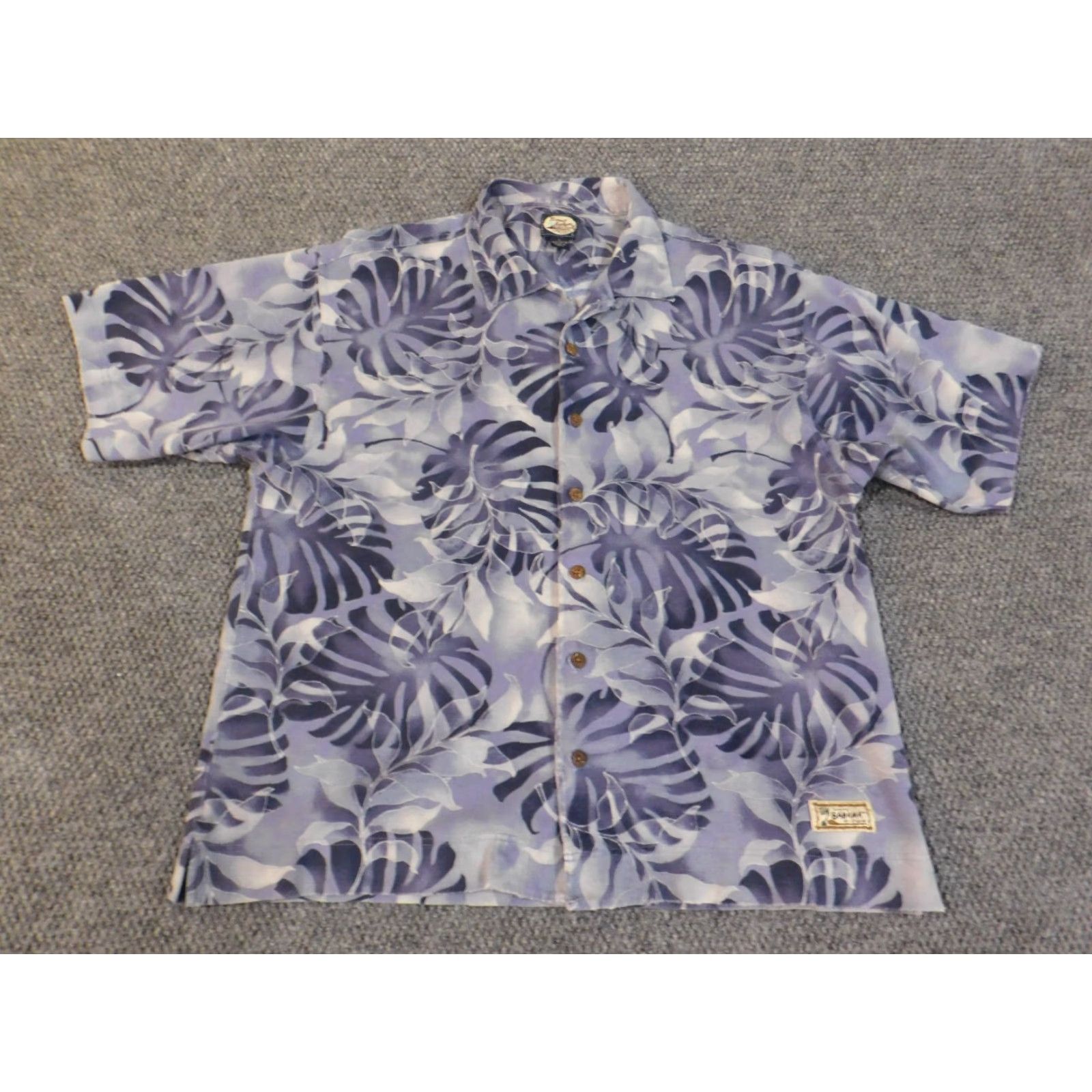 Tommy Bahama Tommy Bahama Shirt L Purple Floral Hawaiian Button-Up Casual Island Vintage Men's Size US L / EU 52-54 / 3 - 2 Thumbnail