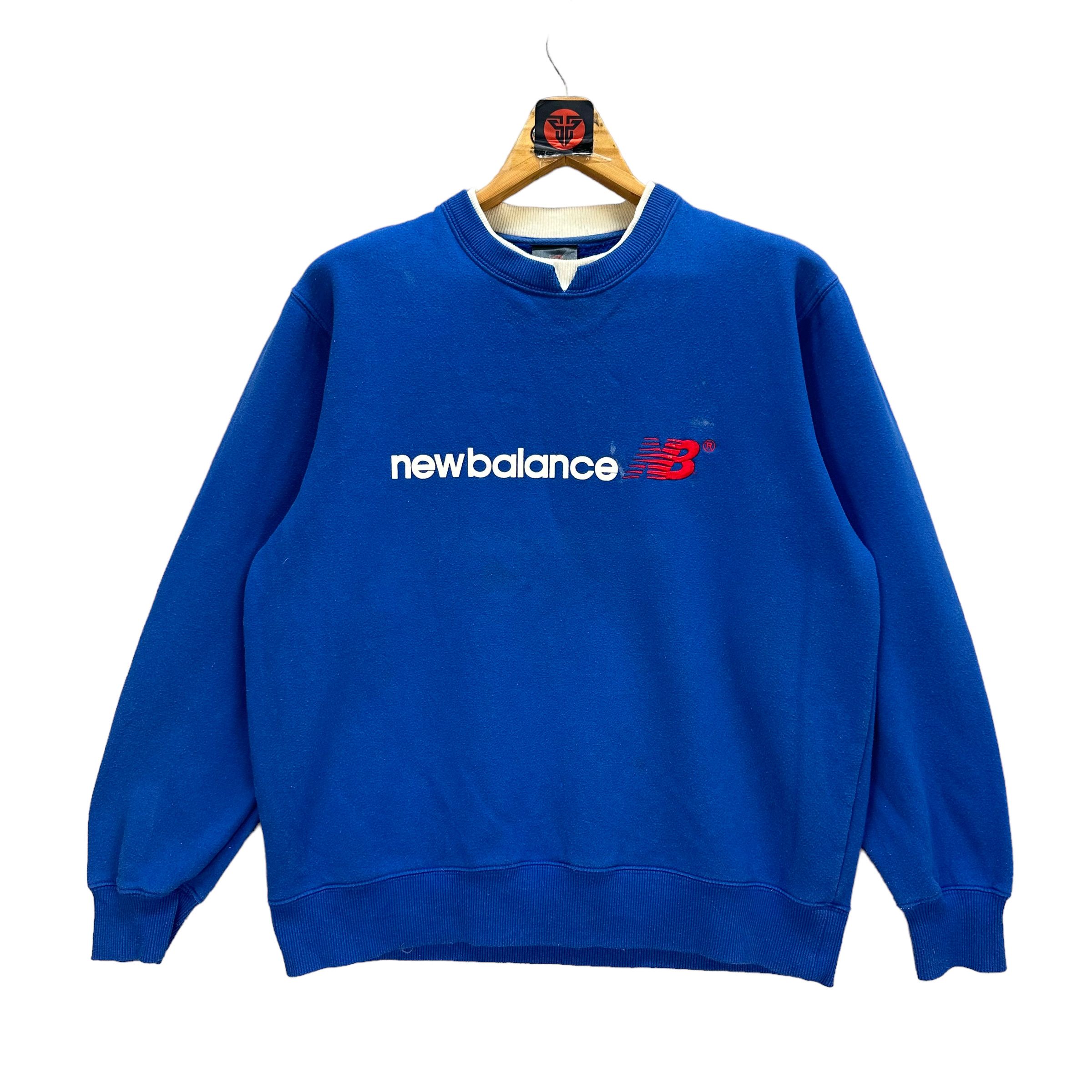 New Balance NEW BALANCE BIG LOGO BLUE SWEATSHIRTS #7434-146 Size US L / EU 52-54 / 3 - 1 Thumbnail