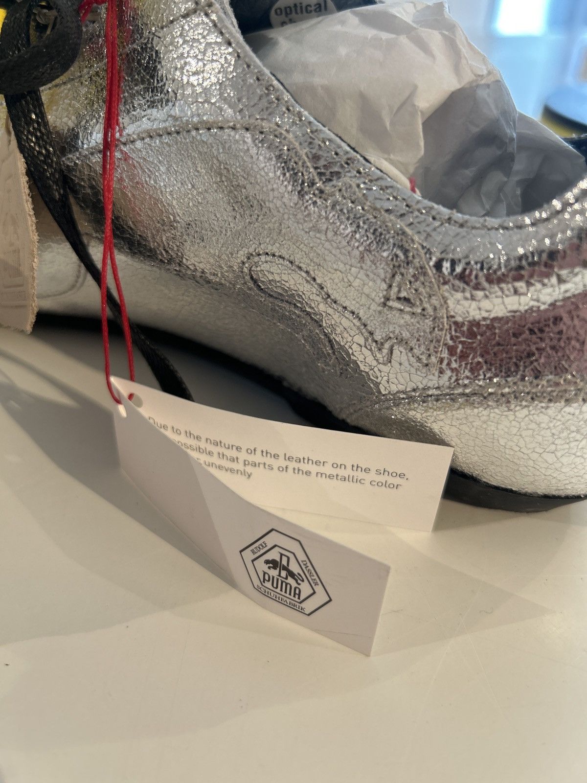 Puma Puma x Van Slobbe | Sprint Logo | Silber CAT | NEW! Size US 7.5 / IT 37.5 - 8 Thumbnail