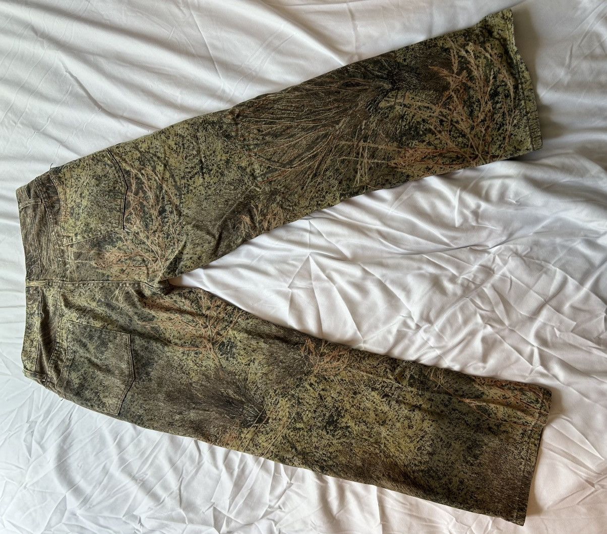 Mossy Oaks Mossy Oak Men's Green and Khaki Trousers Size US 32 / EU 48 - 4 Thumbnail