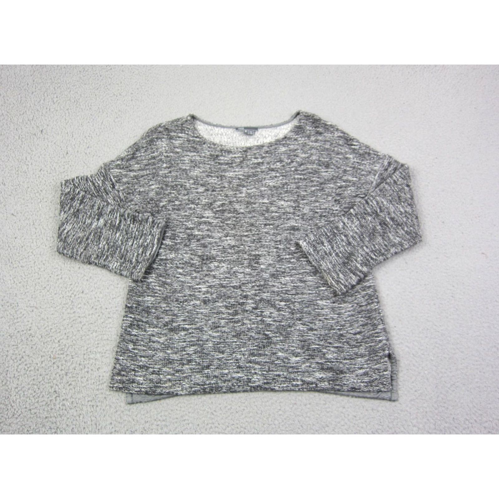 Vince Vince Sweater Womens Small Gray Knit Soft 3/4 Sleeve Crewneck Classic Ladies Size S / US 4 / IT 40 - 2 Thumbnail