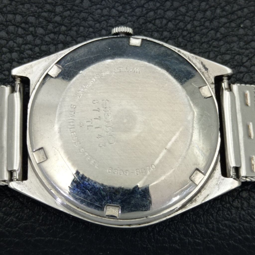 Seiko JAPAN VINTAGE SEIKO 5 AUTOMATIC 6309A MENS WATCH a701212 Size 36 - 8 Thumbnail