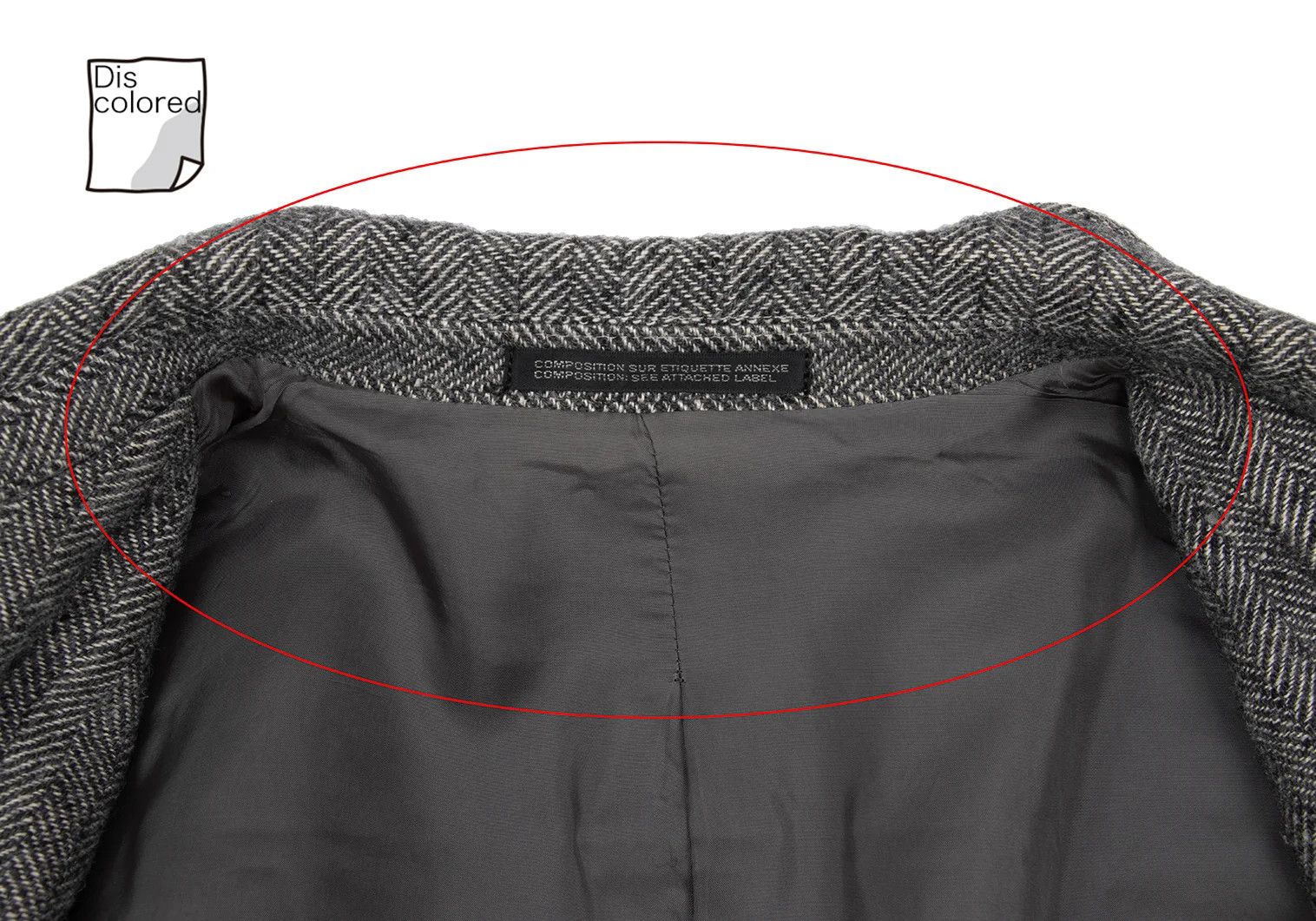 Yohji Yamamoto Yohji Yamamoto Wool Linen Herringbone Jacket Size US L / EU 52-54 / 3 - 12 Thumbnail