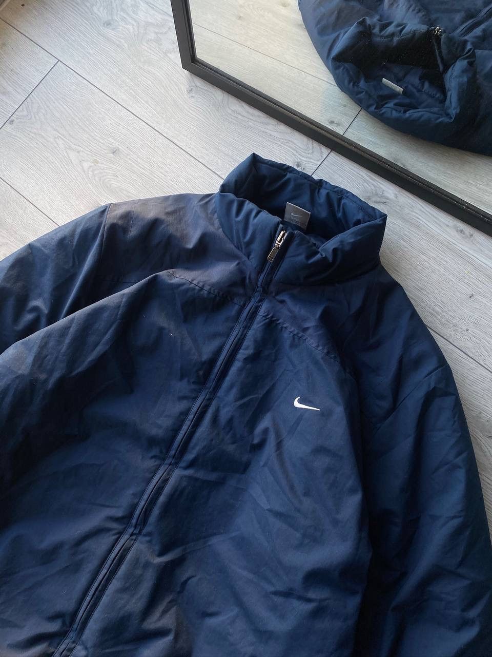 Nike × Vintage Vintage Nike Swoosh Puffer Down Jacket L Y2K Size US L / EU 52-54 / 3 - 4 Thumbnail