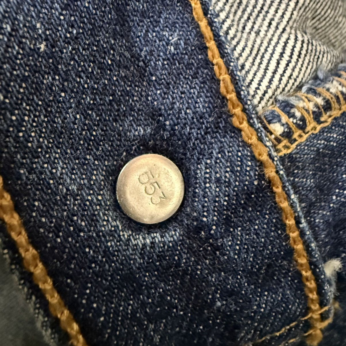 Levi's Vintage Clothing 90s Japanese Levis 501 Mud Wash Distressed Denim W34 Size US 34 / EU 50 - 13 Thumbnail