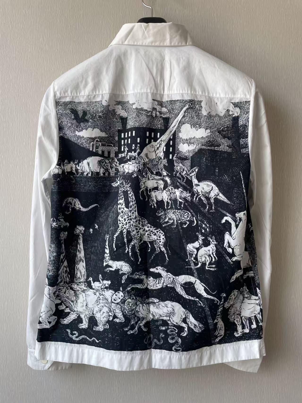 Prada Prada AW 16 Christophe Chemin Utopia Long Sleeves Shirt Size US XXS / EU 40 - 2 Thumbnail