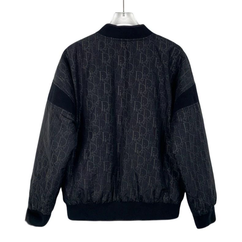 Dior Dior Size 13 Black logo embossed full print stand-up collar Size US XXS / EU 40 - 2 Thumbnail