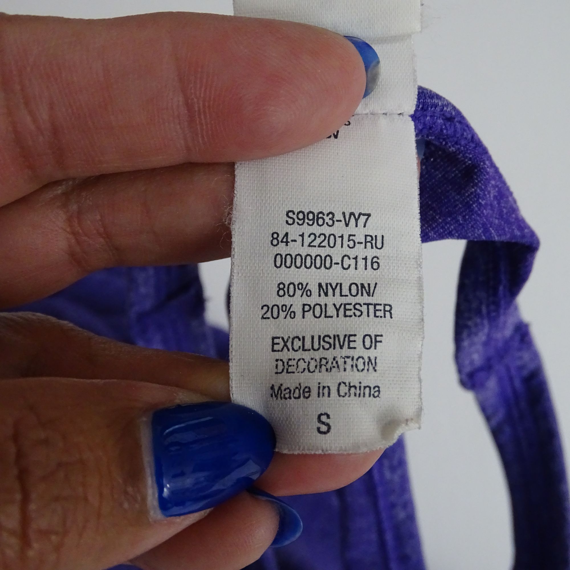 Champion Champion Duo Dry Racerback Tank Top Purple Women Size S Athl Size S / US 4 / IT 40 - 6 Thumbnail