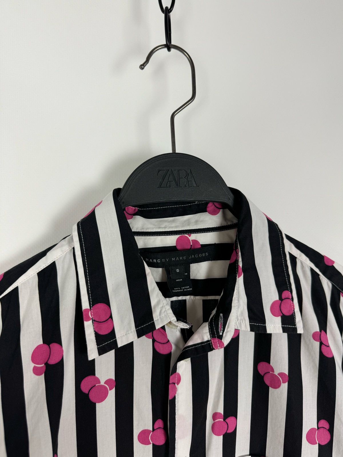 Marc by Marc Jacobs Marc by Marc Jacobs Striped Cherry Buttons Up Shirt Size US S / EU 44-46 / 1 - 3 Thumbnail