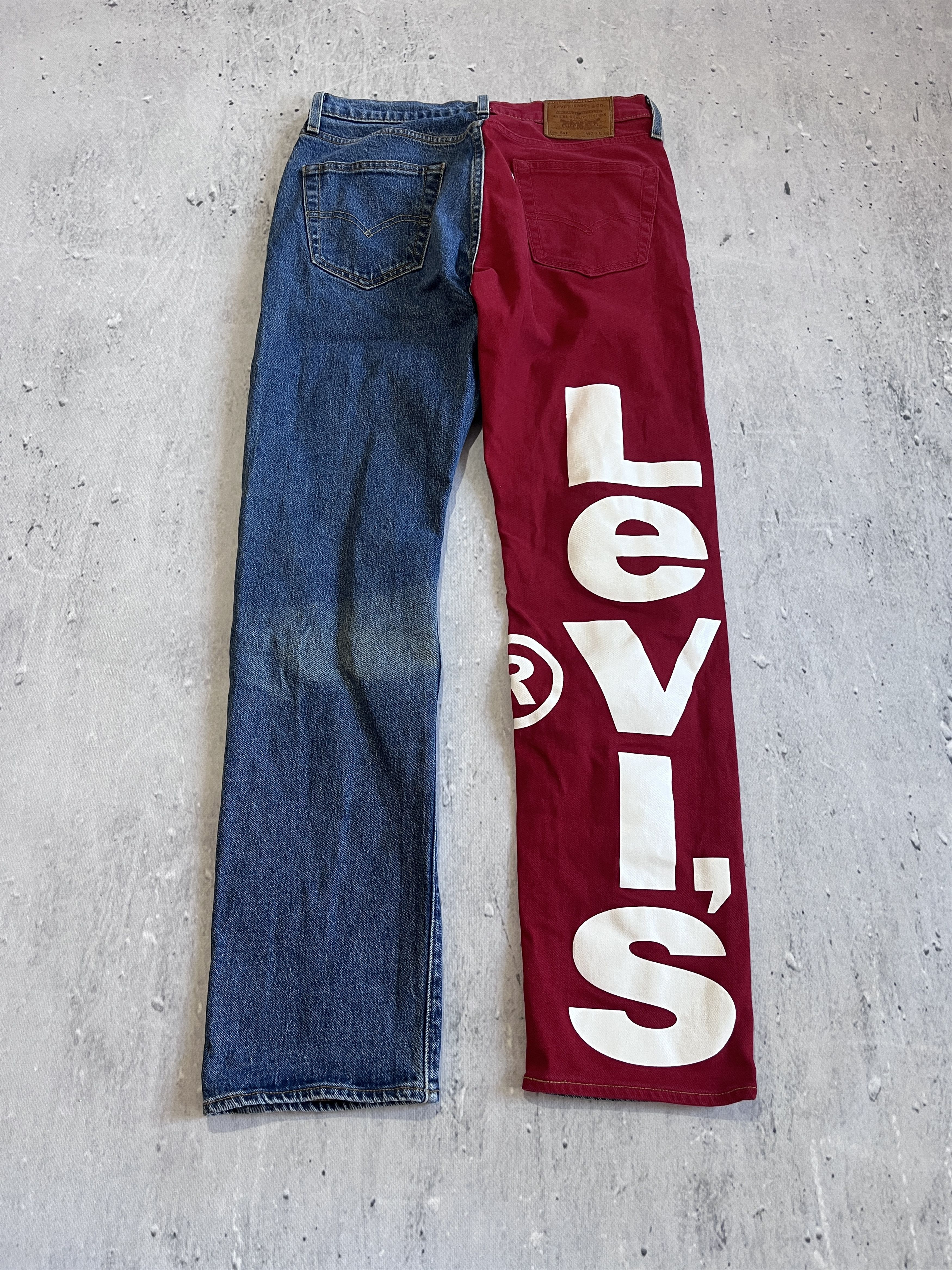 Levi's LEVI'S 541 ATHLETIC TAPER COLORBLOCK STRAIGHT DENIM PANTS Size US 29 - 1 Thumbnail