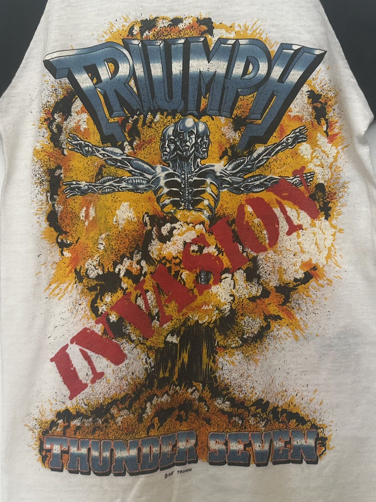 Vintage Vintage 1985 Triumph Raglan Size US S / EU 44-46 / 1 - 3 Thumbnail