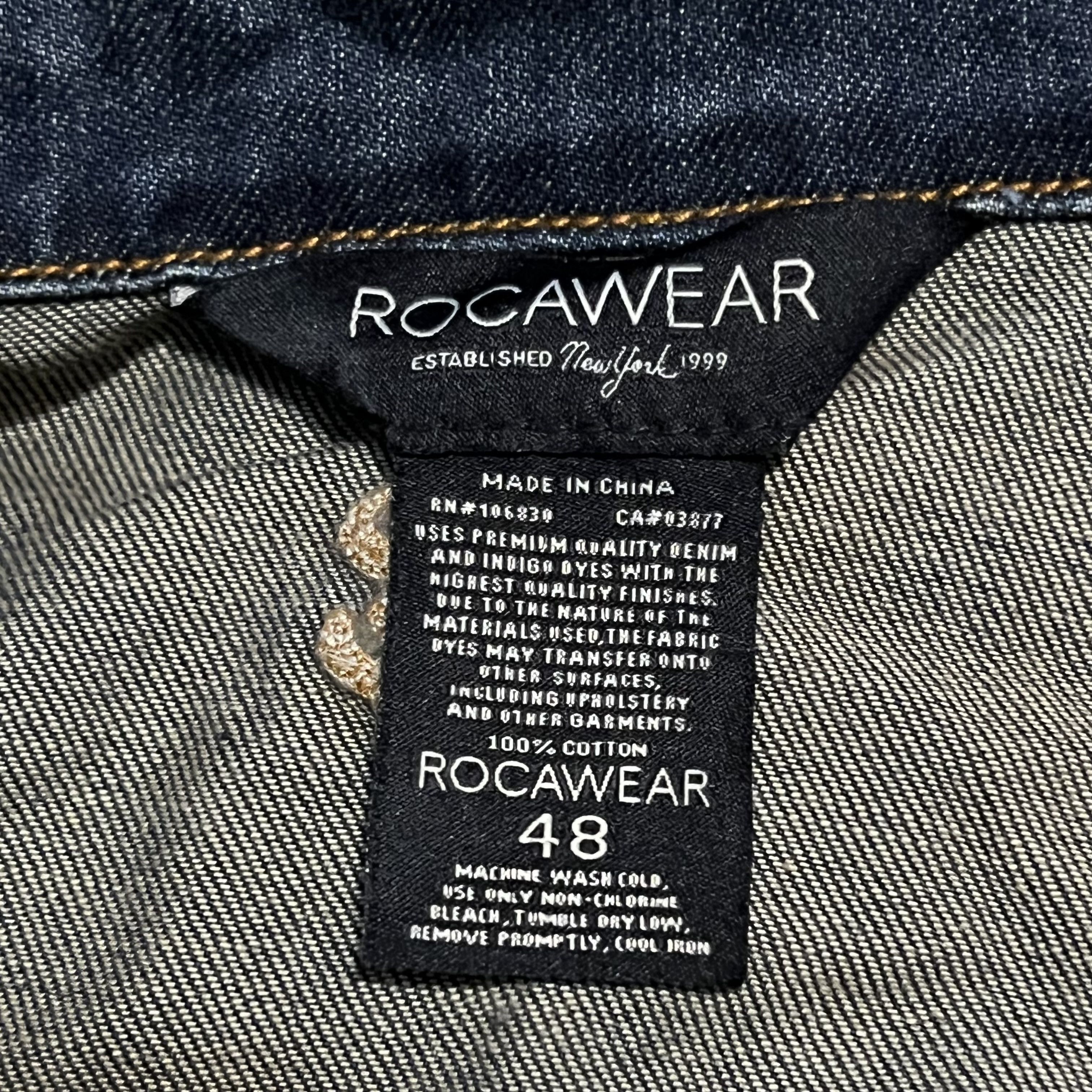 Rocawear Vintage Rocawear Denim Jacket Size 48 (XL) Hip Hop Y2K Size US XL / EU 56 / 4 - 6 Thumbnail