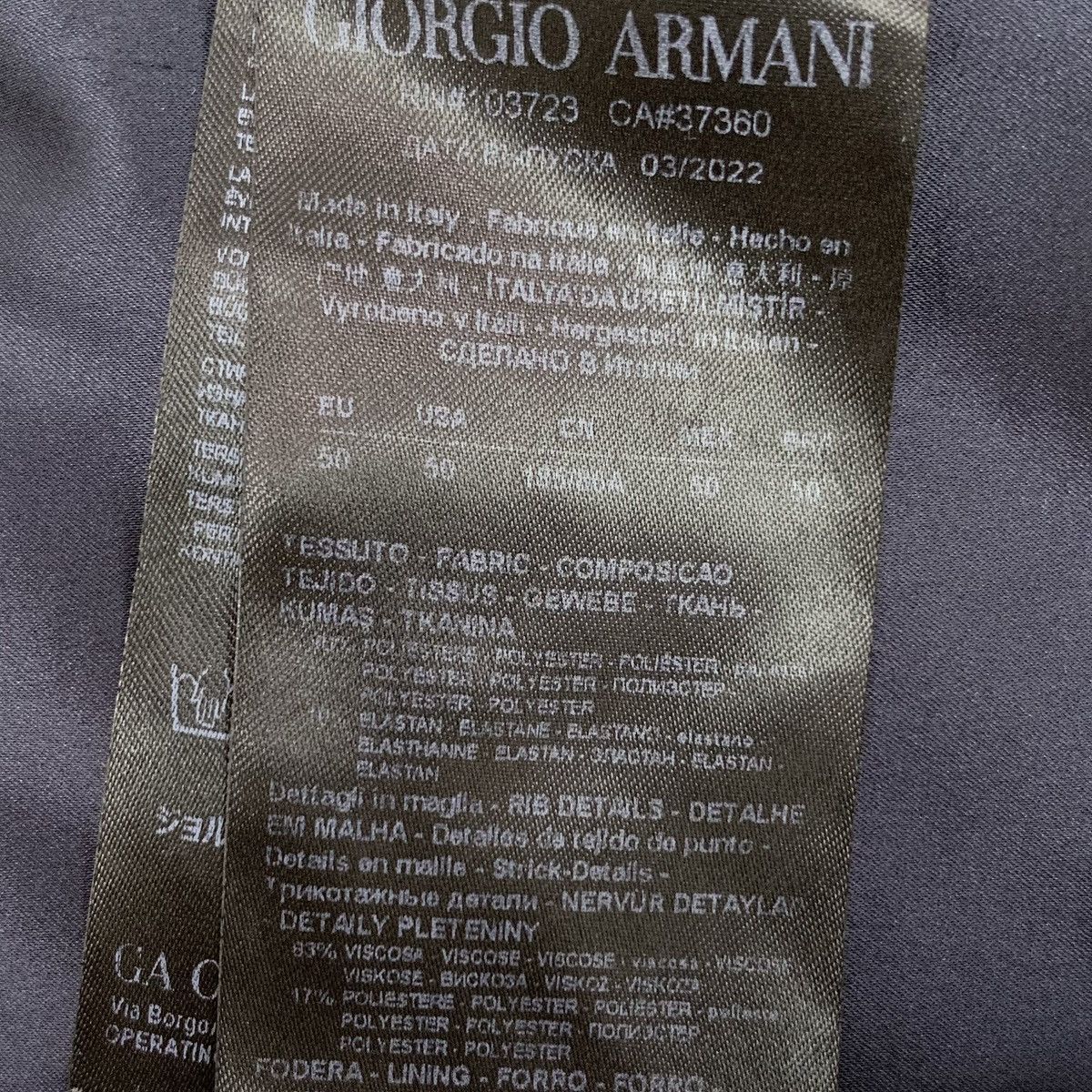Armani Armani Blue Pocket Zipper Design Velvet Casual Pants K26WX Size US 36 / EU 52 - 8 Thumbnail