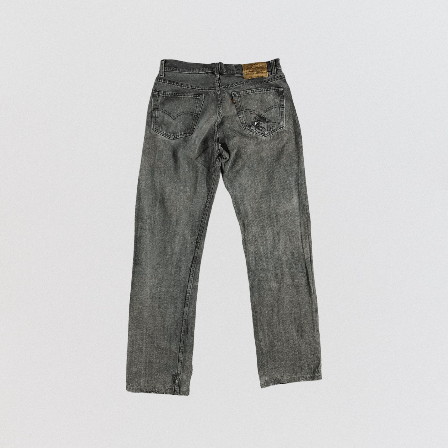 Levi's × Vintage 90s Vintage Faded Black Levis 501 Jeans-JM2111 Size US 32 / EU 48 - 2 Thumbnail
