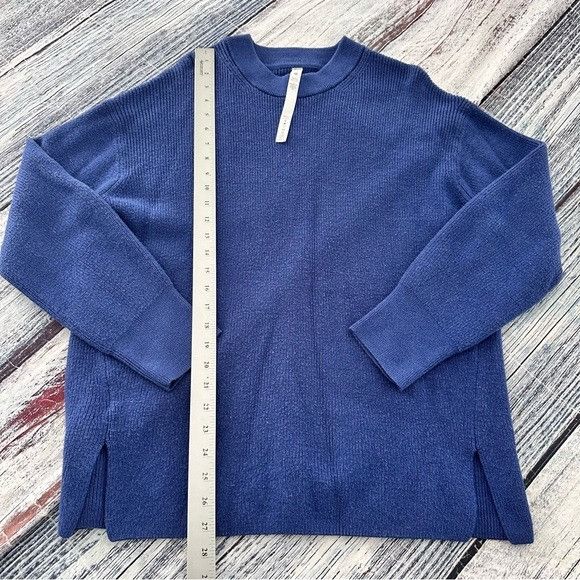 Lululemon Lululemon Merino Wool-Blend Ribbed Crewneck Sweater Heathere Size XL / US 12-14 / IT 48-50 - 10 Thumbnail