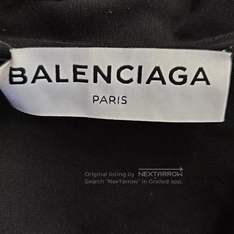 Balenciaga Balenciaga Small Logo Collar Tie Zip-Up Jacket Size XS / US 0-2 / IT 36-38 - 6 Thumbnail