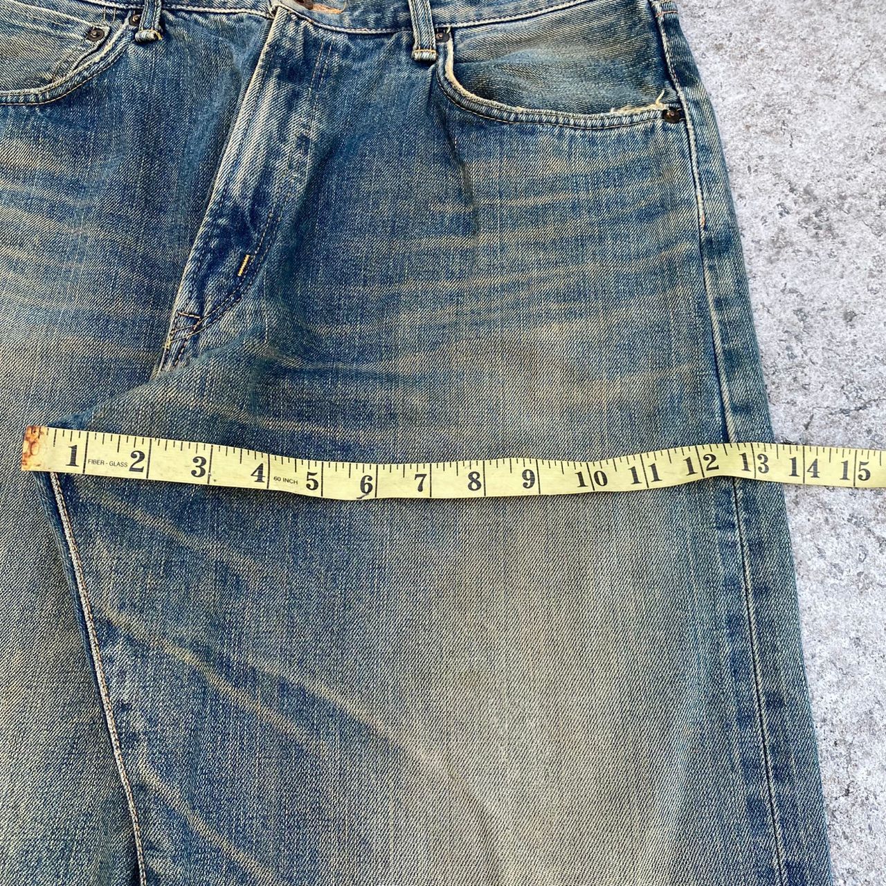 Edwin Vintage Edwin 505 Selvegde Redline Distressed Denim Size US 34 / EU 50 - 6 Thumbnail