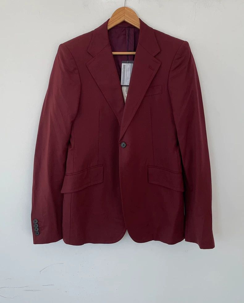 Prada PradaMaroon one-button wool suit 2503-Nextarrow Size 50R - 1 Thumbnail