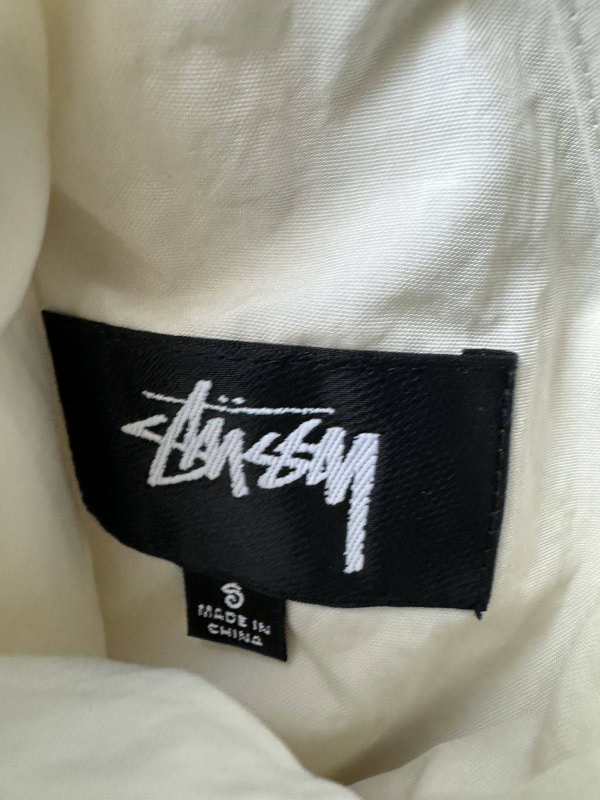 Stussy Stussy Quilted Cream Reversible Vest Size US S / EU 44-46 / 1 - 3 Thumbnail