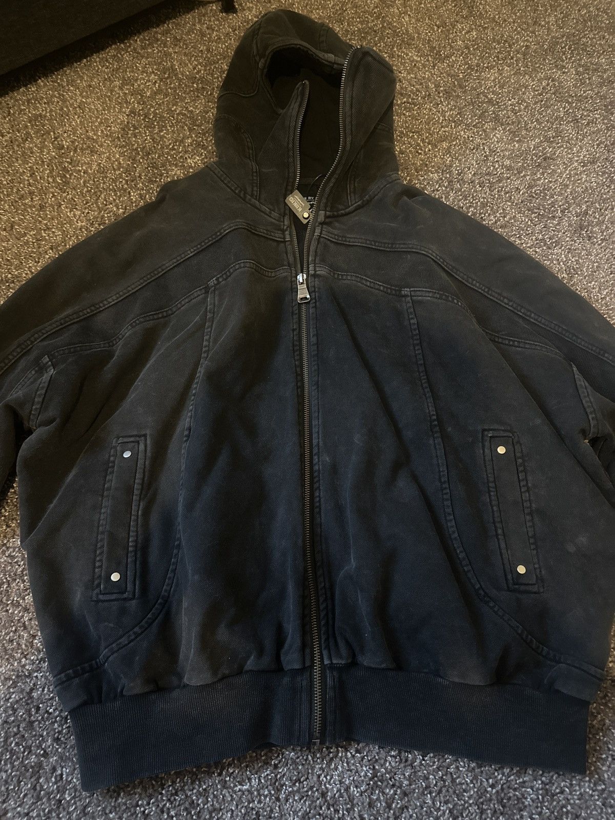 Other Full zip to face black washed hoodie Size US L / EU 52-54 / 3 - 1 Thumbnail
