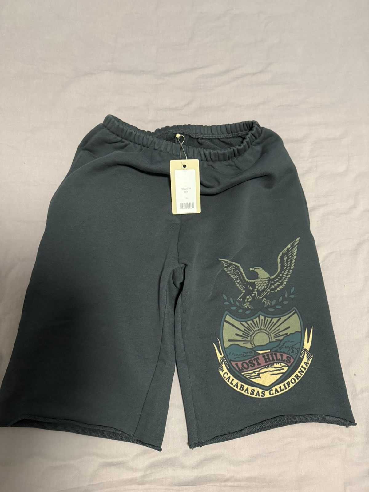 Yeezy Yeezy season 6 core sweat shorts gravel | Grailed