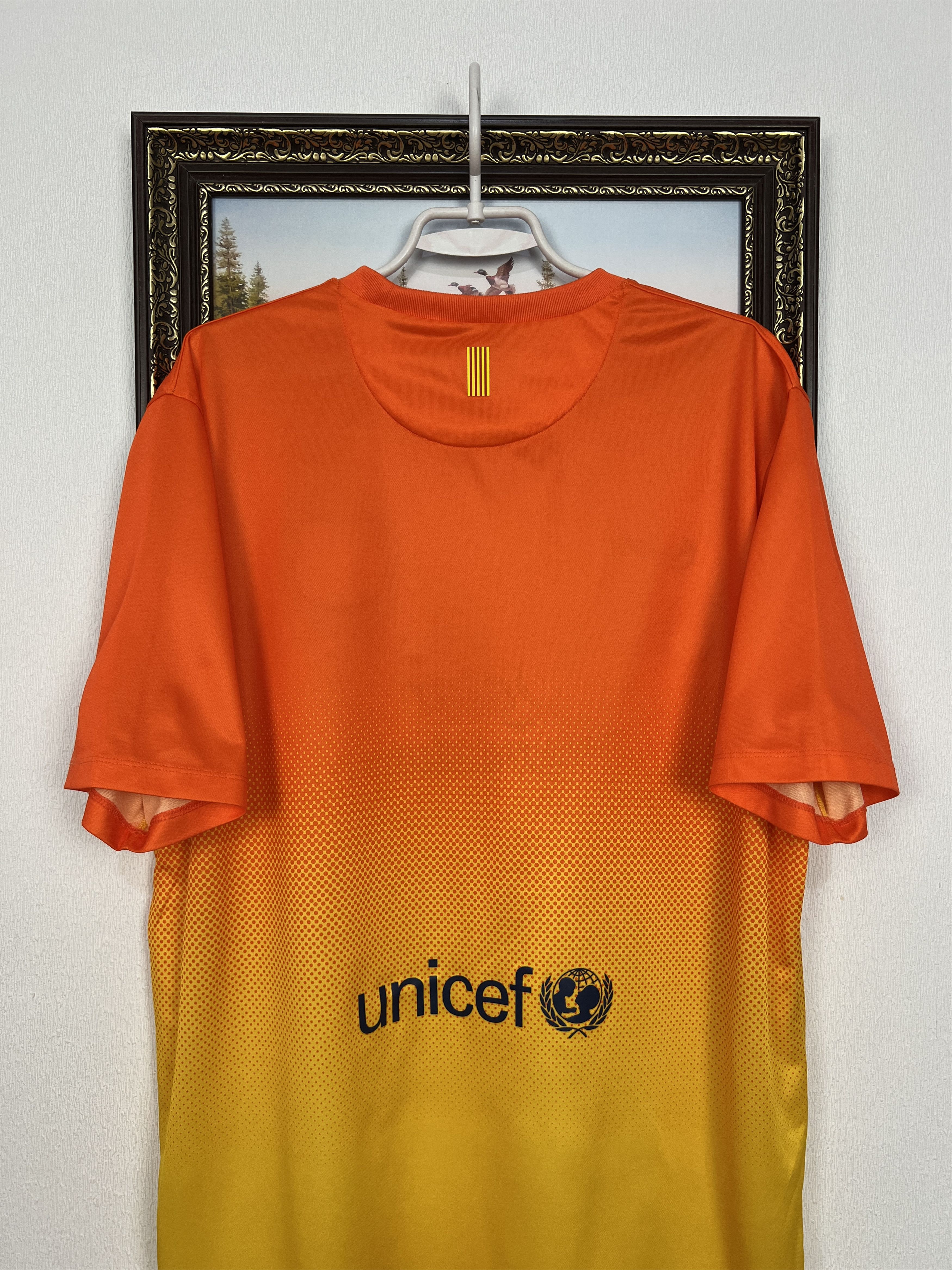 Nike Barcelona Away football shirt 2012 Soccer Nike Jersey Mens Size US XL / EU 56 / 4 - 14 Thumbnail