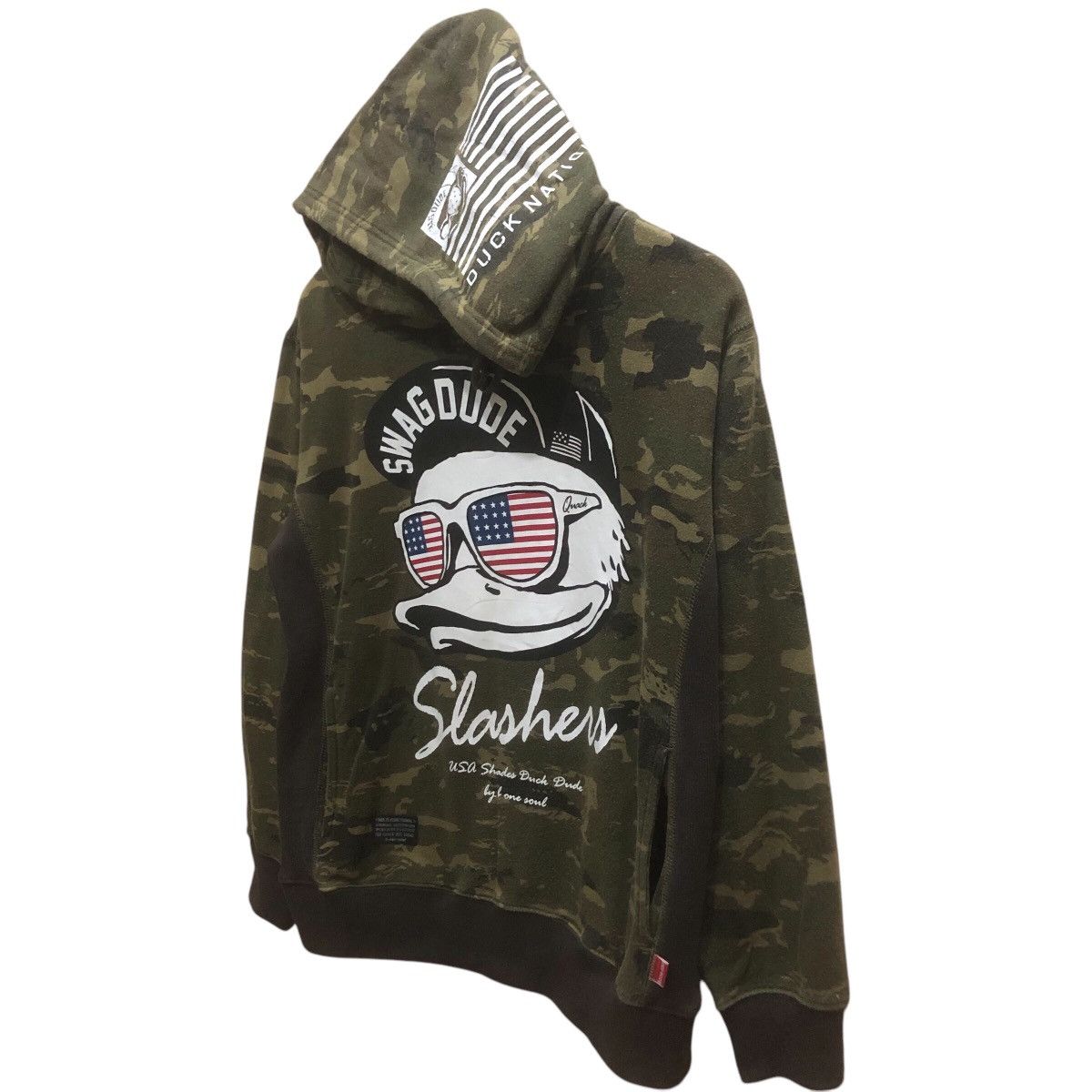 Duck Head Camo Swag Duck Dude Slashers Sweatshirt Hodie Size US M / EU 48-50 / 2 - 2 Thumbnail