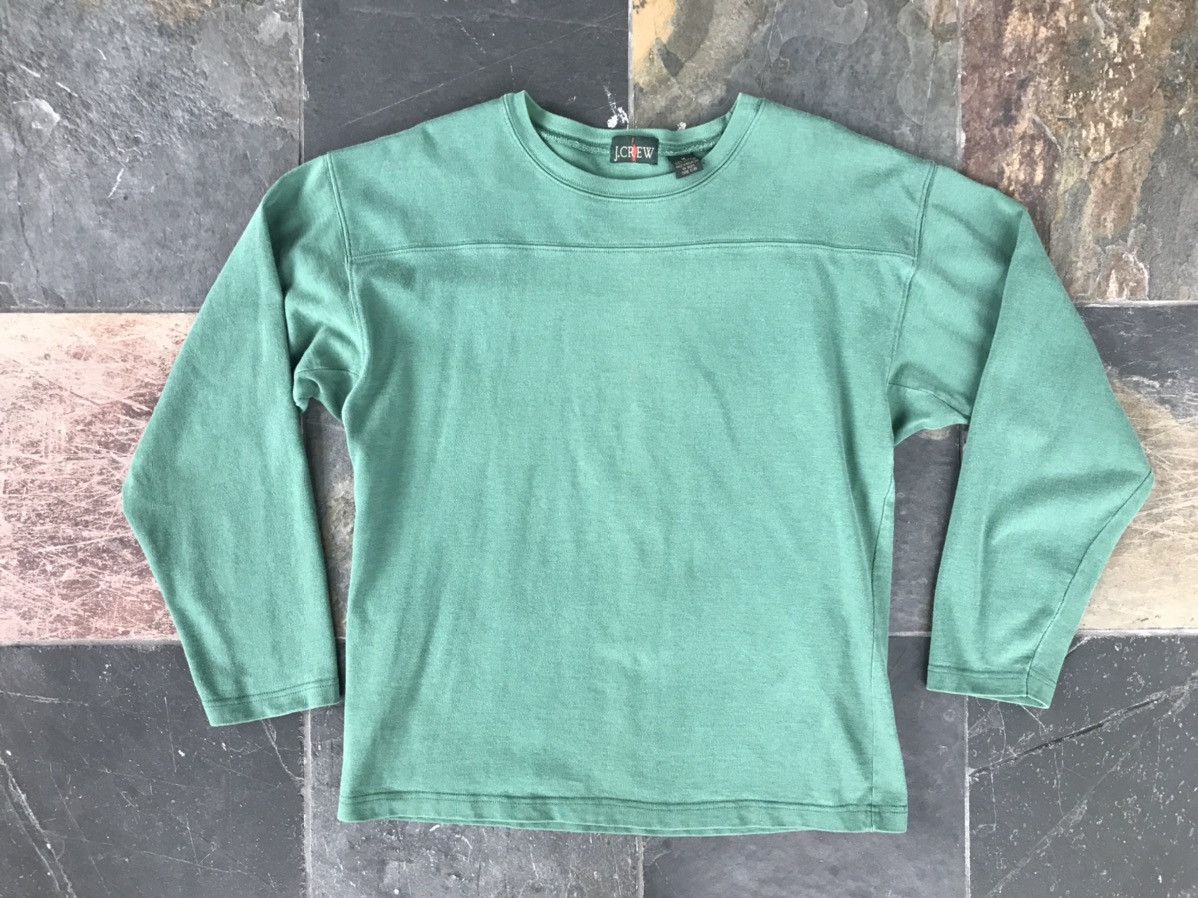 J.Crew × Vintage Vintage 90s J.Crew Football Jersey T-Shirt Long 