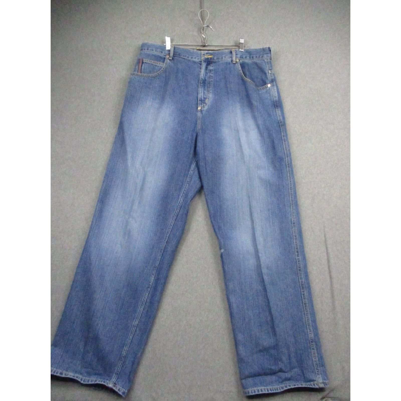 Phat Farm VINTAGE Phat Farm Jeans Mens 38 Blue Denim Wide Leg Hip Hop Baggy Size US 38 / EU 54 - 2 Thumbnail