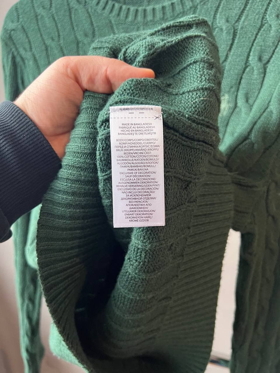 Polo Ralph Lauren POLO RALPH LAUREN CLASSIC CASUAL KNIT GREEN SWEATER SIZE M Size US M / EU 48-50 / 2 - 10 Thumbnail