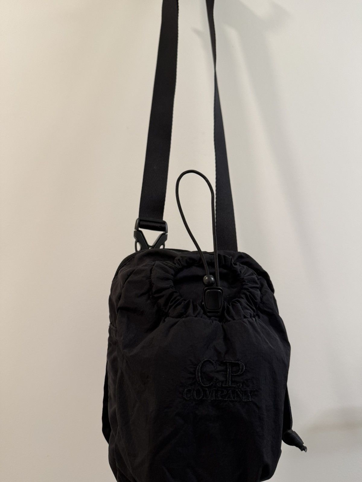 C.P. Company Nylon B Logo Embroidered Shoulder/Crossbody Bag Size ONE SIZE - 6 Thumbnail