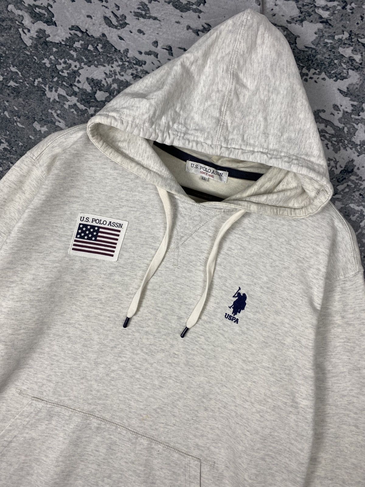 U.S. Polo Assn. Vintage U.S. Polo Assn Pullover Hoodies Size US L / EU 52-54 / 3 - 2 Thumbnail