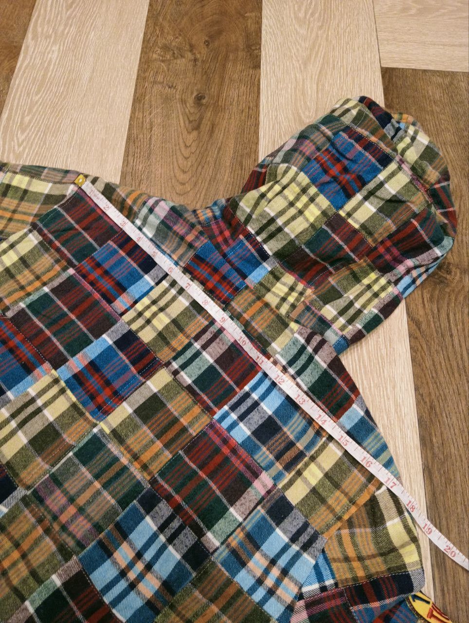 Japanese Brand K. MAYERS JAPAN PATCHWORK HOODIE JACKET Size US M / EU 48-50 / 2 - 13 Thumbnail