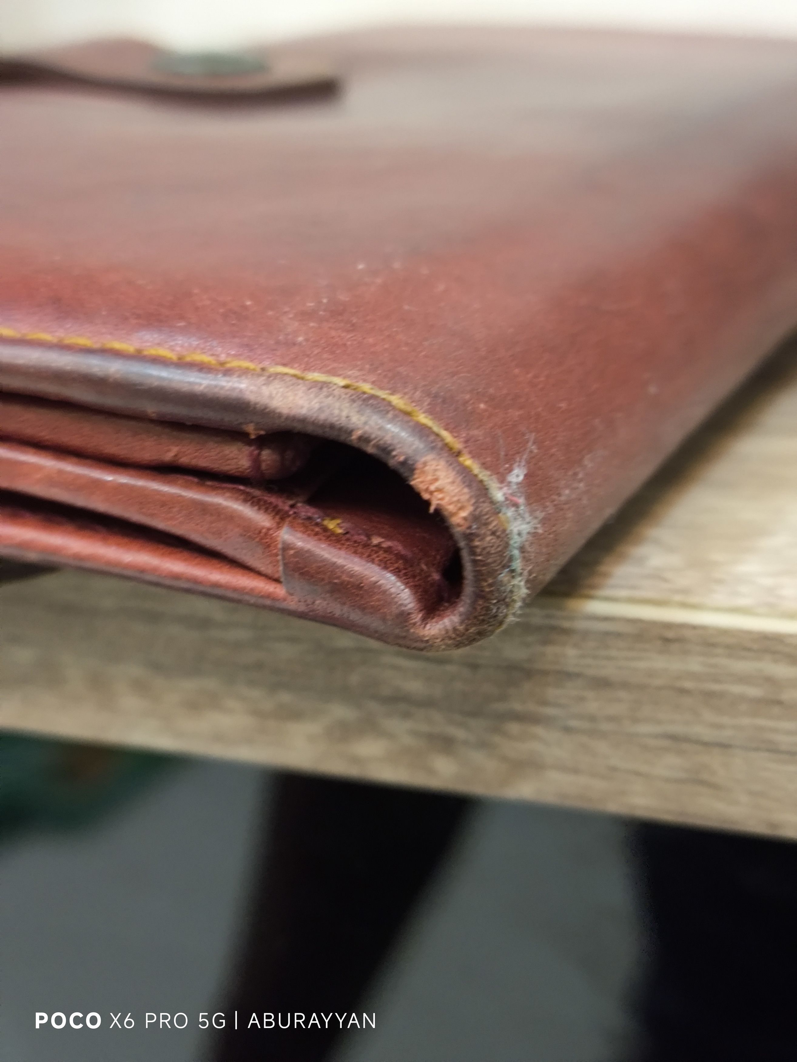 Dior Christian Dior Red Leather Vintage Gaucho Saddle Wallet Size ONE SIZE - 8 Thumbnail