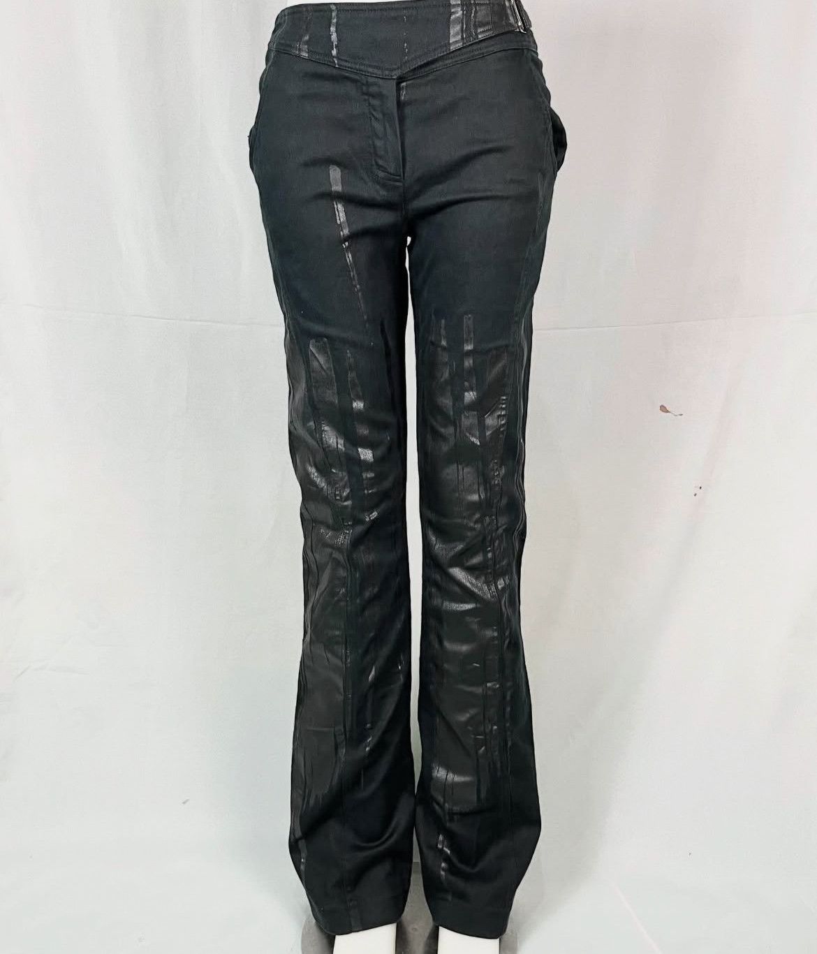 Hysteric Glamour 2000s Home Alive Italy Painted Hybrid Belt y2k Lgb Size US 27 - 6 Thumbnail
