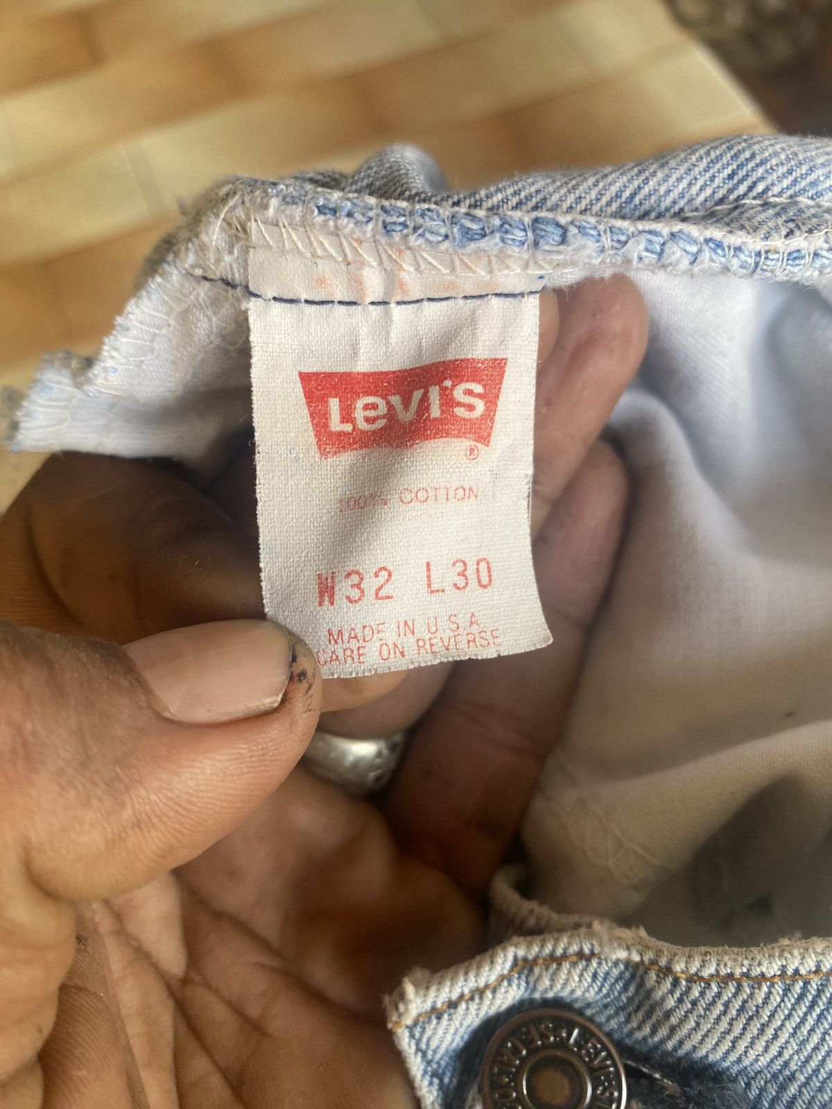 Levi's Vintage Clothing × Vivienne Westwood Vintage levis y2k Lot585 orange tab skinny denim Size US 31 - 10 Thumbnail