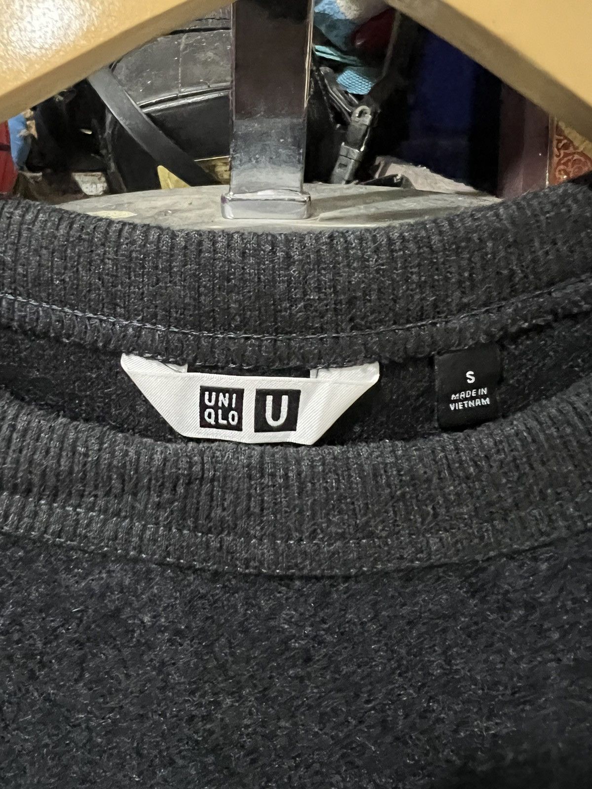Lemaire × Uniqlo 🔥Uniqlo U Lemaire Mohair Cropped Crewneck Sweatshirt Size US S / EU 44-46 / 1 - 11 Thumbnail